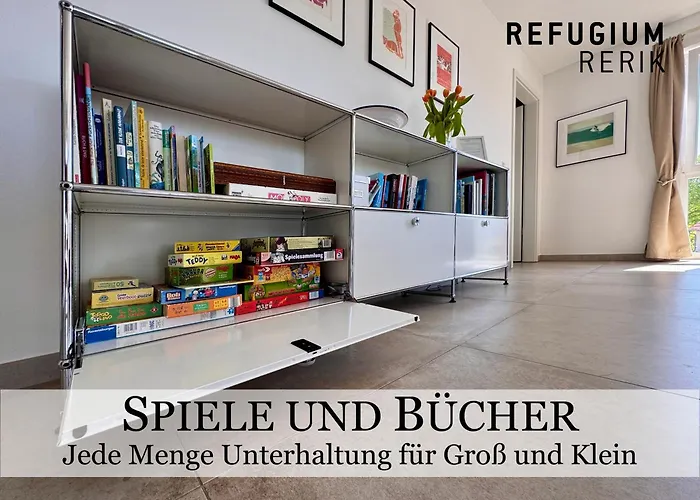 דירה Refugium -- 5 Dtv-sterne, Strandnah, Modern Und Lichtdurchflutet, Sonnenbalkon --