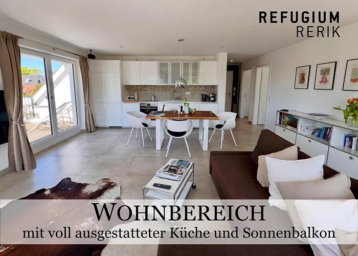 דירה Refugium -- 5 Dtv-sterne, Strandnah, Modern Und Lichtdurchflutet, Sonnenbalkon --