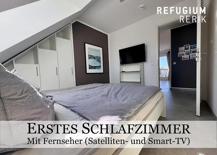 Refugium -- 5 Dtv-sterne, Strandnah, Modern Und Lichtdurchflutet, Sonnenbalkon -- * רריק